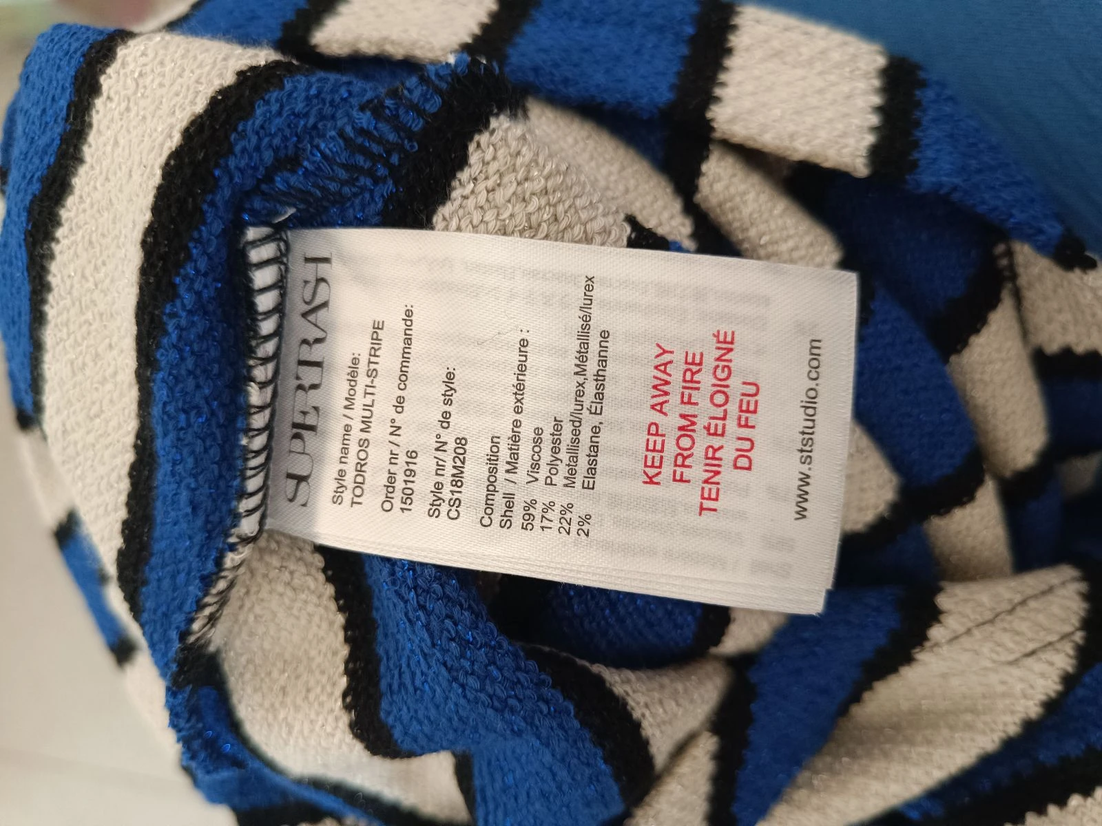 Jersey Lúrex Rayas Supertrash M nuevo etiqueta (PVP 80€) 💙 – photo 7